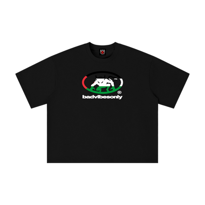 BADVIBESONLY® PALESTINE TEE [BLACK]