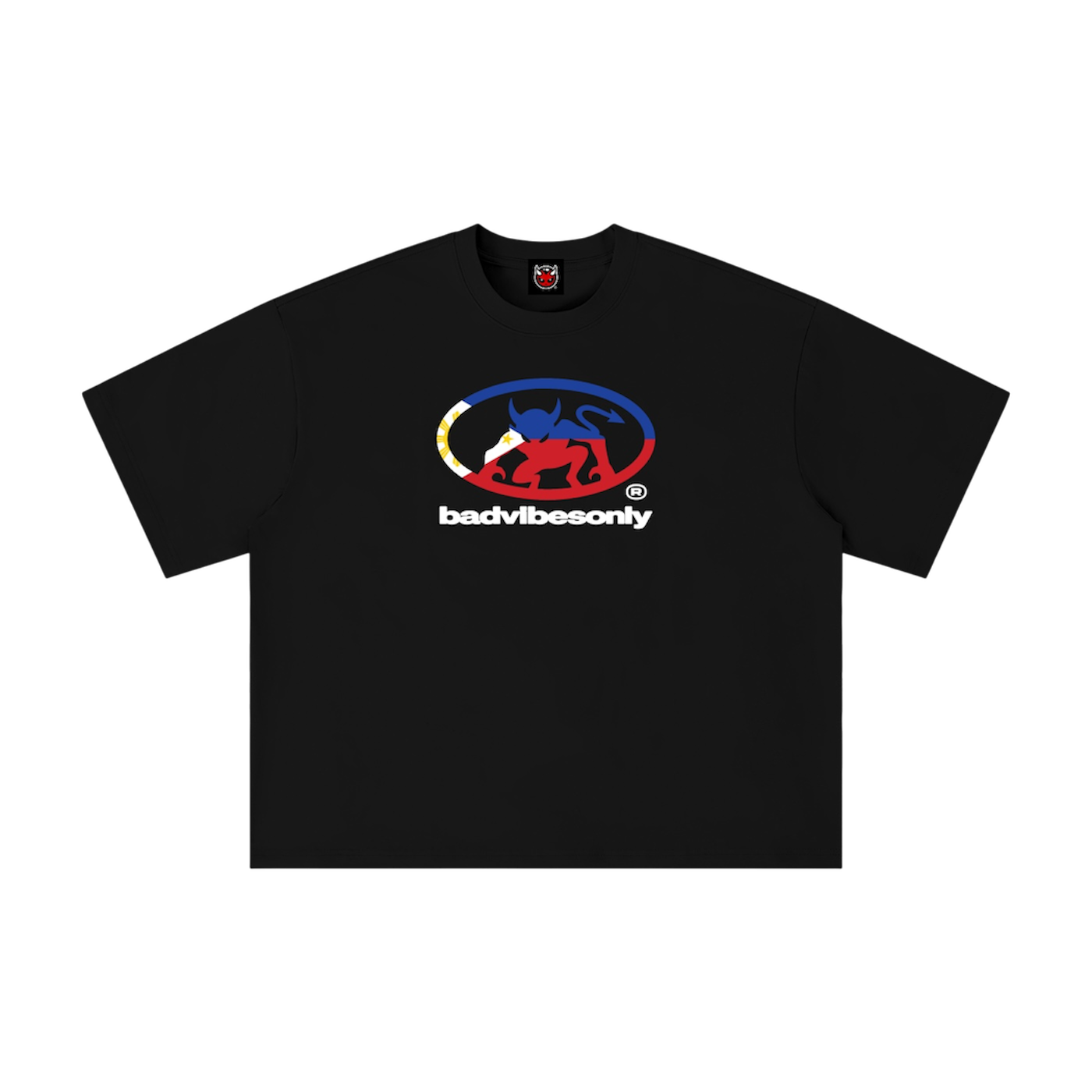 BADVIBESONLY® PHILIPPINES TEE [BLACK]