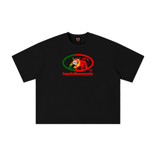 BADVIBESONLY® PORTUGAL TEE [BLACK]