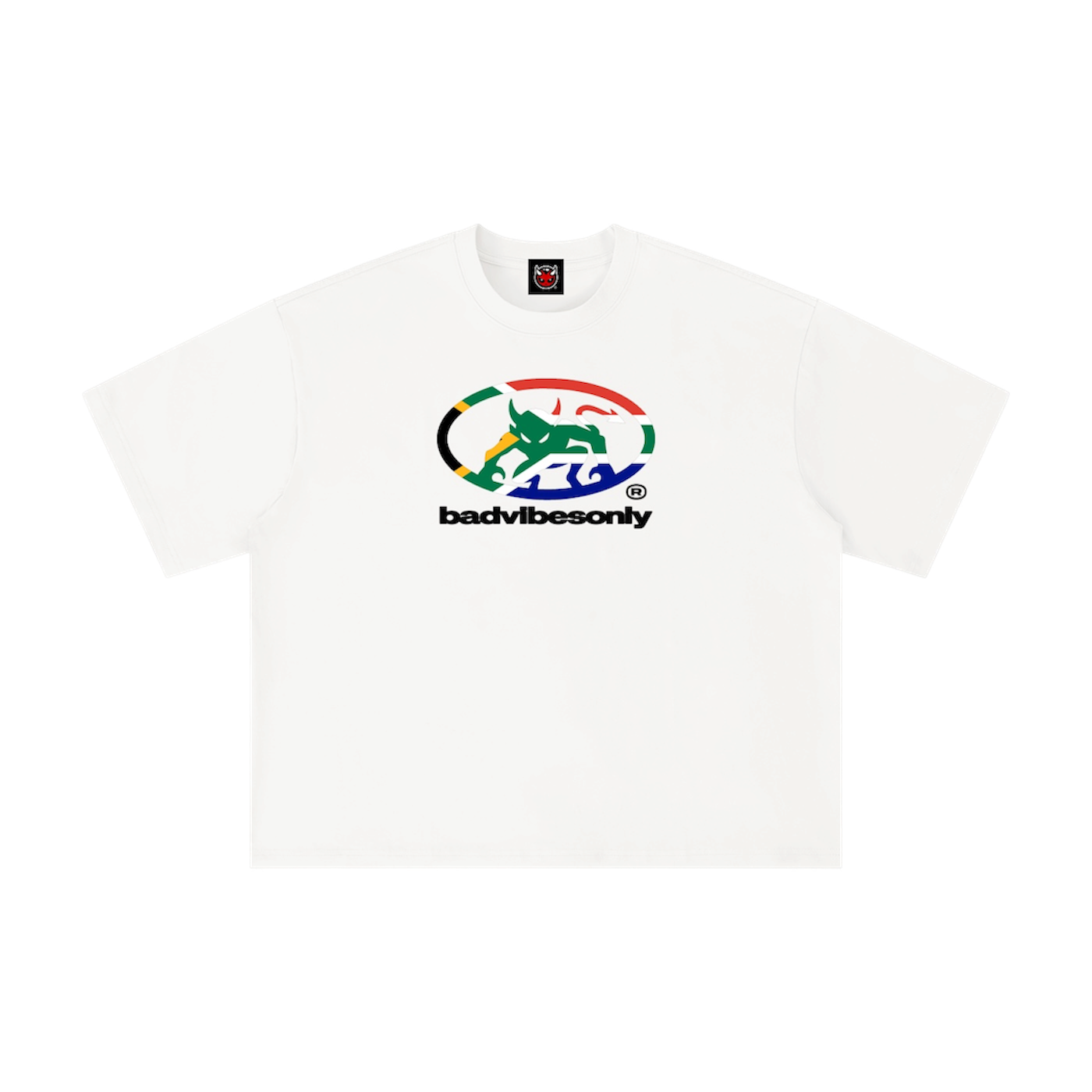 BADVIBESONLY® SOUTH AFRICA TEE [WHITE]