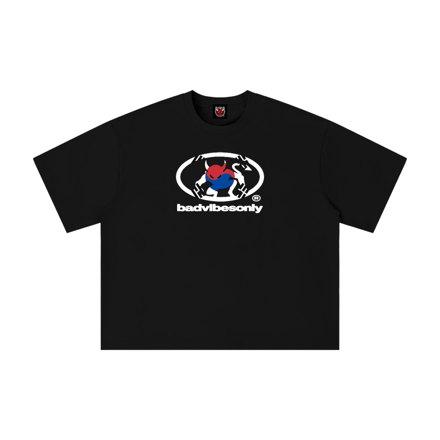 BADVIBESONLY® SOUTH KOREA TEE [BLACK]