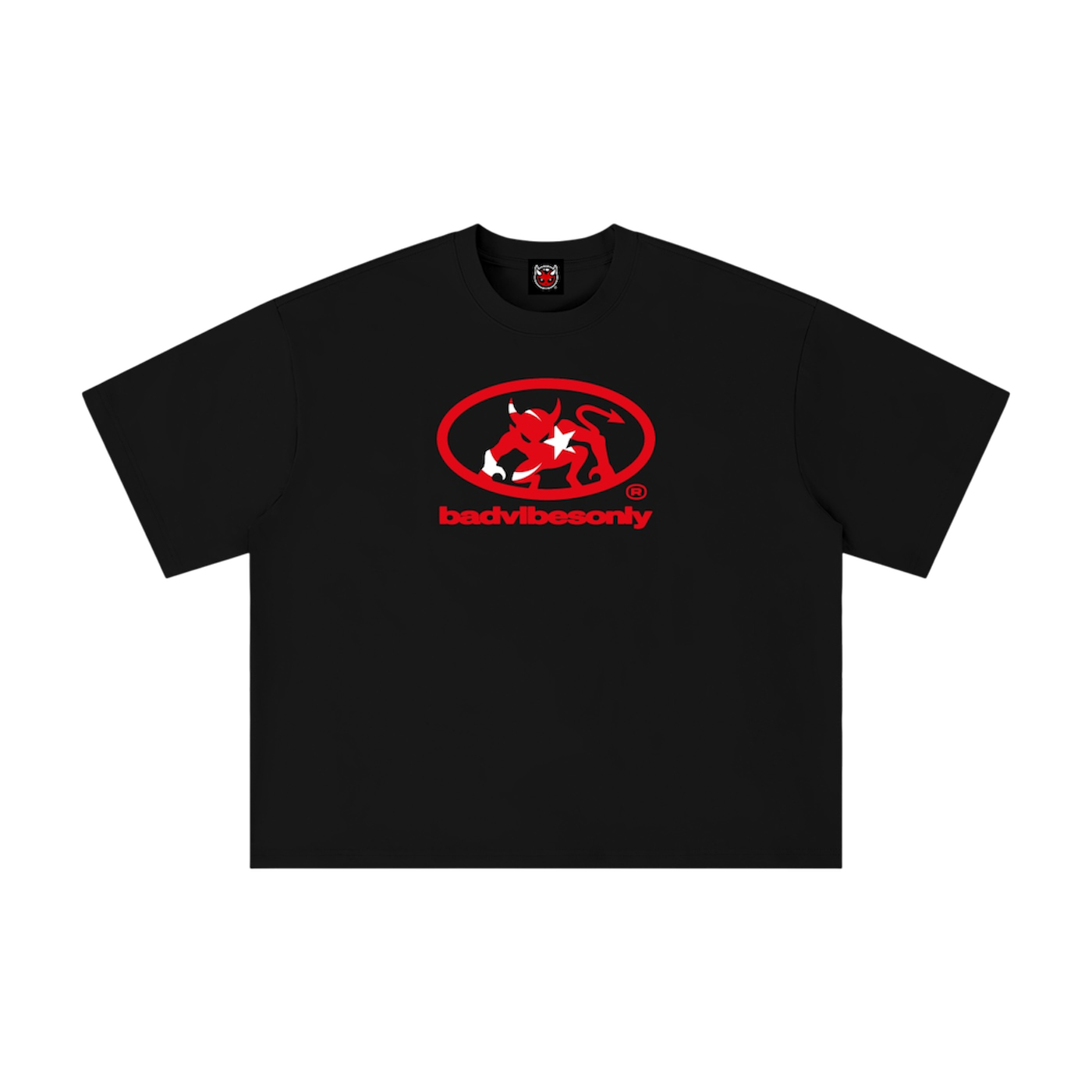 BADVIBESONLY® TURKEY TEE [BLACK]