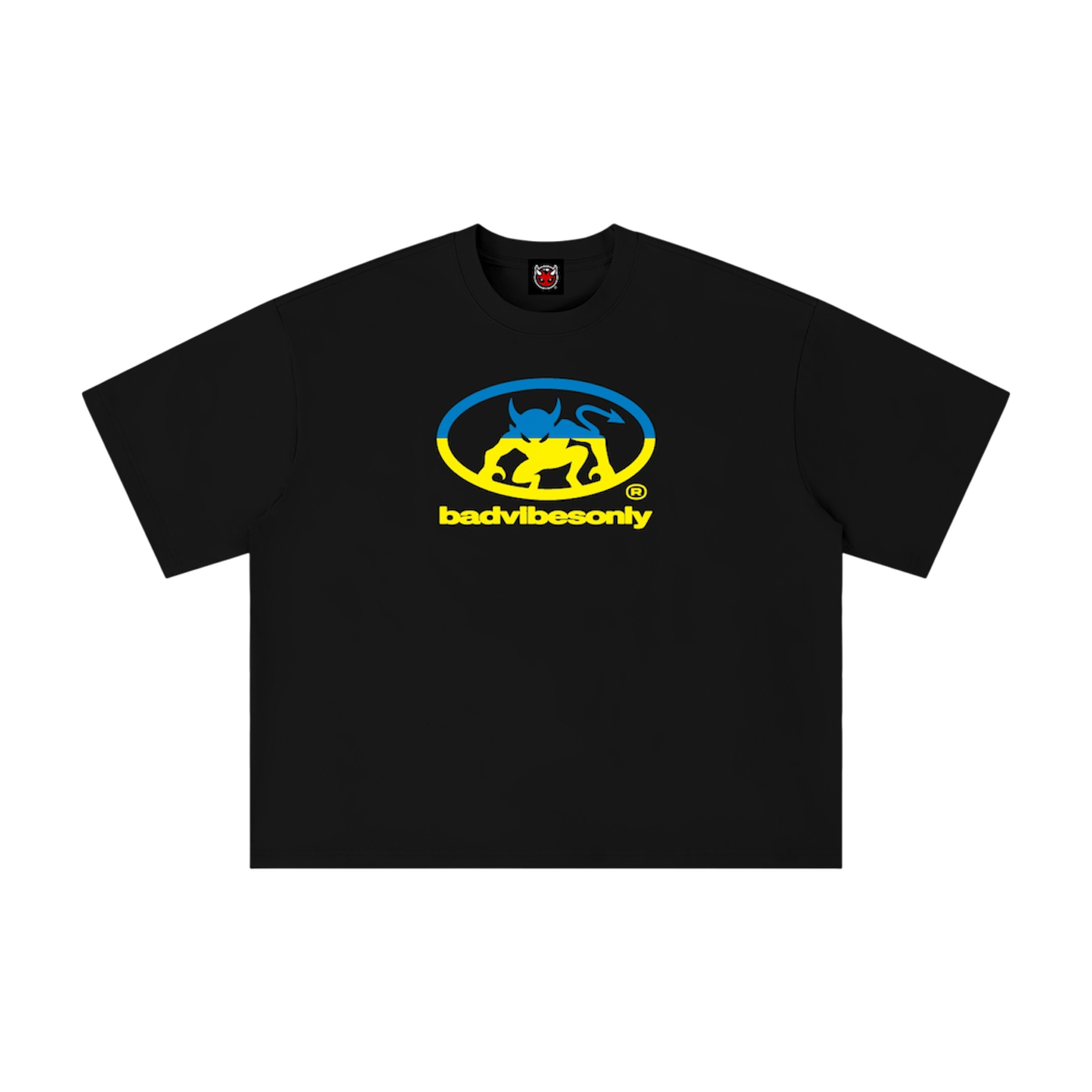 BADVIBESONLY® UKRAINE TEE [BLACK]