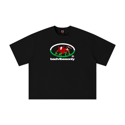 BADVIBESONLY® WALES TEE [BLACK]