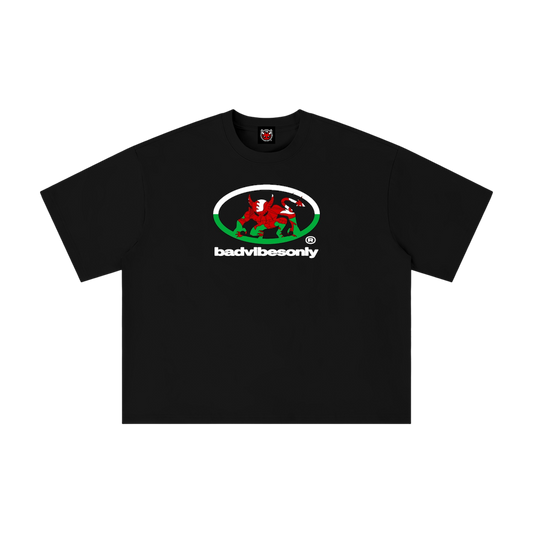BADVIBESONLY® WALES TEE [BLACK]