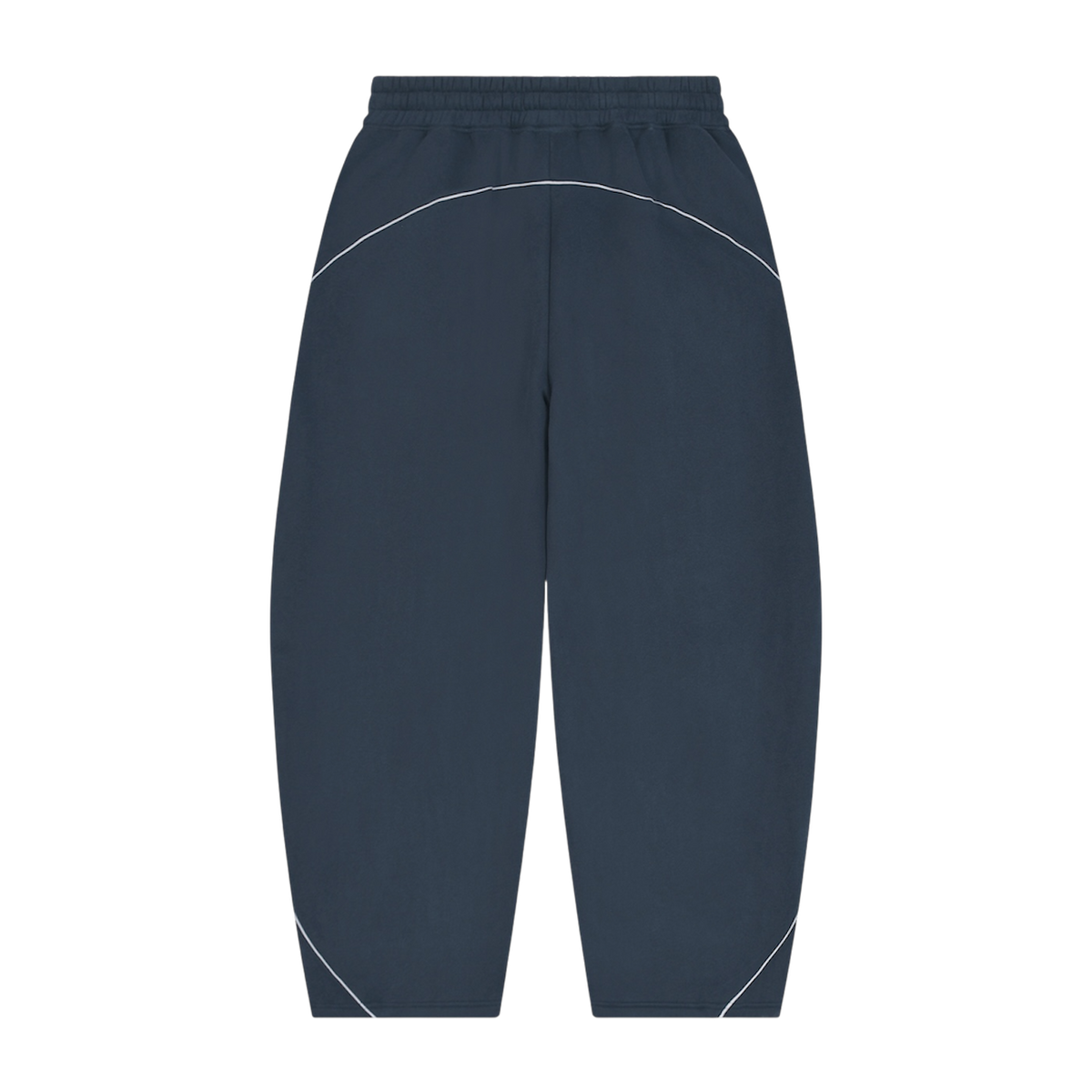 STAPLE LOGO© PIPING FLEECE BARREL LEG SWEATPANTS [NAVY BLUE]