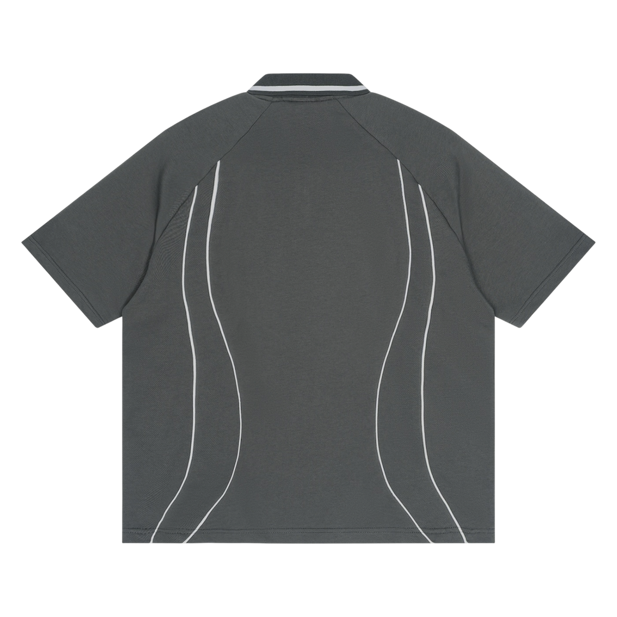 STAPLE LOGO© PIPING POLO SHIRT [GREY]
