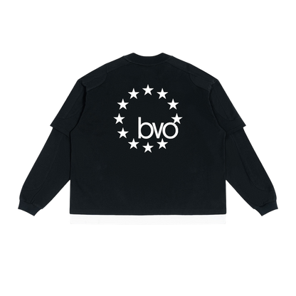 BVO® SPEC-OPS PANELLED LS TEE [BLACK]
