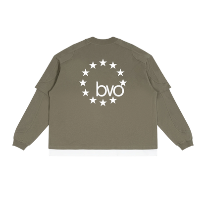 BVO® SPEC-OPS PANELLED LS TEE [ARMY GREEN]