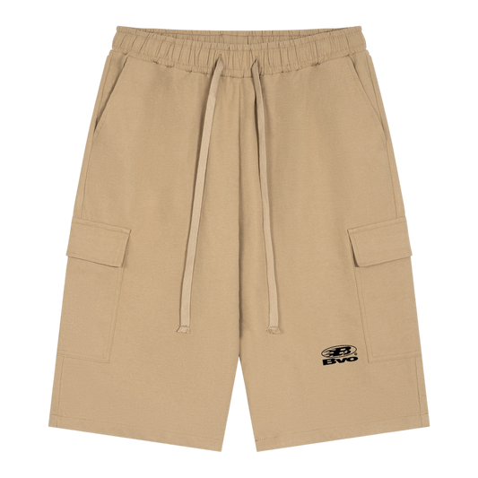 STAPLE LOGO© CARGO SHORTS [KHAKI]