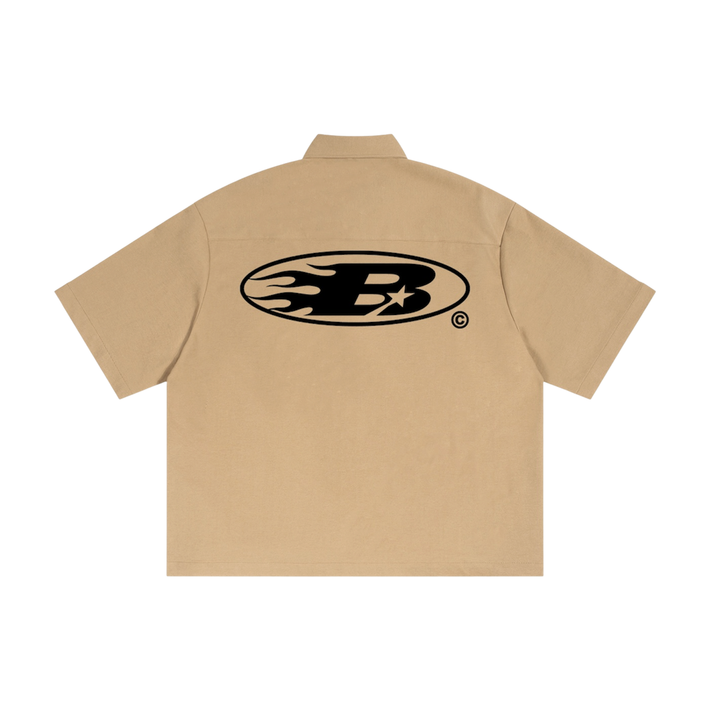 STAPLE LOGO© CARGO SHIRT [KHAKI]
