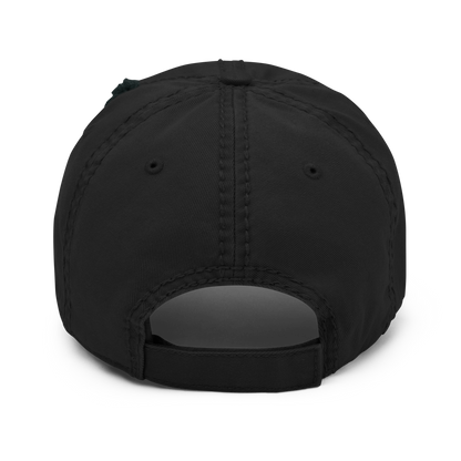 BVO® X WWE™ LOGO DISTRESSED CAP [BLACK]