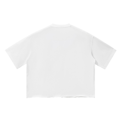 NEVER GIVE UP VINTAGE WASH TEE [WHITE]